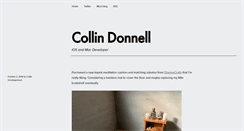Desktop Screenshot of collindonnell.com
